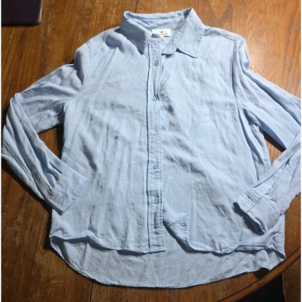 Urban Daizy Womans Blue Small Button Down‎ Shirt